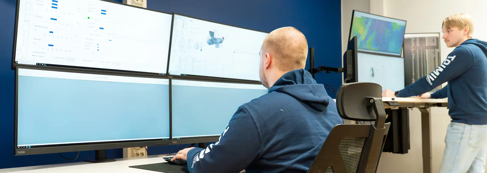 Our Control Center Engineers ensure the best production performance. 